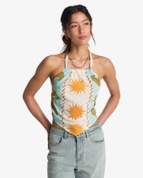 0 Tides Calling - Haut dos nu pour Femme Blanc 24B061601 Billabong