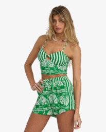 5 Sea Shell Tank - Crop Top for Women Green 24B064504 Billabong