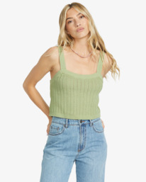 0 Tropic Rome - Débardeur pull pour Femme Vert 24B071504 Billabong