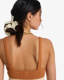 5 Anders - Smanicato a maglia da Donna Brown 24B071602 Billabong