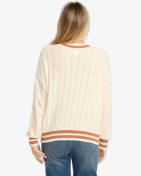2 Classic Days - Oversized Sweater for Women White 24B073502 Billabong