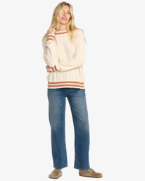 1 Classic Days - Oversized Sweater for Women White 24B073502 Billabong