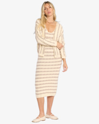 2 Heat Waver - Relaxed Fit Cardigan for Women White 24B073509 Billabong