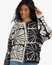 1 Overheated - Cardigan für Frauen Schwarz 24B074508 Billabong