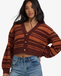 1 Something About It - Cardigan für Frauen Grün 24B074510 Billabong