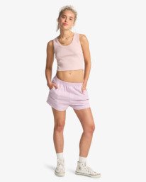 1 Sunny Side - Elastic Waist Shorts for Women Purple 24B091505 Billabong