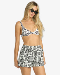 0 Sun Fade - Bermuda con vita elasticizzata da Donna Black 24B091511 Billabong