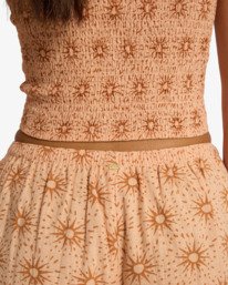 4 Sun Fade - Bermuda con vita elasticizzata da Donna Orange 24B091511 Billabong