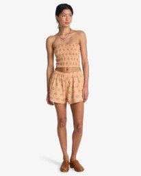 1 Sun Fade - Bermuda con vita elasticizzata da Donna Orange 24B091511 Billabong