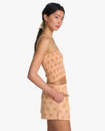 3 Sun Fade - Bermuda con vita elasticizzata da Donna Orange 24B091511 Billabong