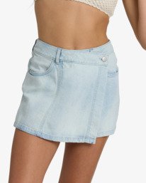 4 Jade Saltwashed - Jeansrock für Frauen Schwarz 24B091603 Billabong