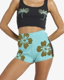 1 Last Summer - Elasticated Shorts for Women Blue 24B091604 Billabong