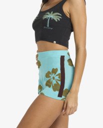 6 Last Summer - Elasticated Shorts for Women Blue 24B091604 Billabong
