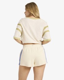 3 Classic Feels - Elasticated Shorts for Women White 24B091606 Billabong