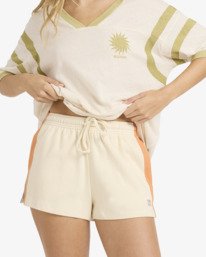 1 Classic Feels - Elasticated Shorts for Women White 24B091606 Billabong