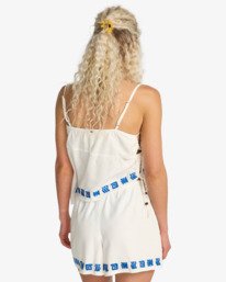 2 Wanderer Sun Stamp - Elastische Shorts f&uuml;r Frauen Weiss 24B091608 Billabong