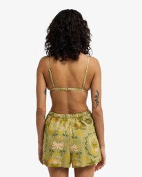 2 Wanderer - Short taille &eacute;lastique pour Femme Vert 24B091612 Billabong