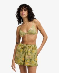 0 Wanderer - Short taille &eacute;lastique pour Femme Vert 24B091612 Billabong