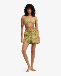 1 Wanderer - Short taille &eacute;lastique pour Femme Vert 24B091612 Billabong