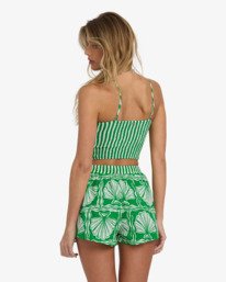 5 Sea Shell - Short taille &eacute;lastique pour Femme Vert 24B094502 Billabong