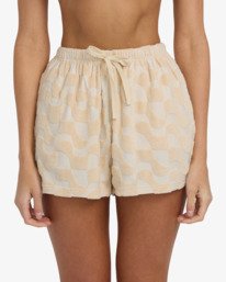 2 Laura Waves - Elastische Shorts f&uuml;r Frauen Weiss 24B094575 Billabong