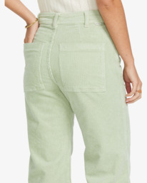 4 Be Free - Pantalón de cintura fija para Mujer Verde 24B111502 Billabong