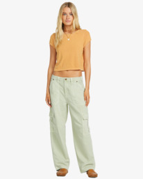 1 Walk Along - Pantaloni cargo da Donna Green 24B111504 Billabong