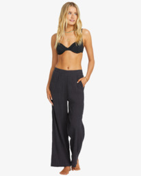 1 Sandy Shore - Elastic Waist Pants for Women Black 24B121504 Billabong