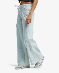 5 Jade Saltwashed - Jeans con gamba ampia da Donna Black 24B121601 Billabong