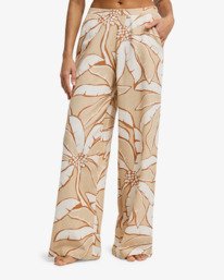 0 Tropic Breeze - Pantalon taille &eacute;lastique pour Femme Blanc 24B121604 Billabong