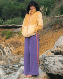 0 Date Palm Terry - Weite Trainingshose für Frauen Violett 24B123507 Billabong