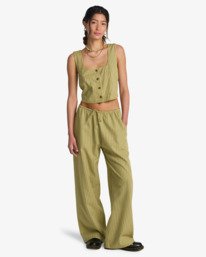 2 Another Wave - Pantalon l&eacute;ger pour Femme Vert 24B123512 Billabong