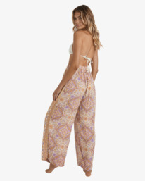 3 Just For You Follow Me - Elasticated Waist Trousers for Women Orange 24B123571 Billabong