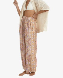 6 Just For You Follow Me - Elasticated Waist Trousers for Women Orange 24B123571 Billabong