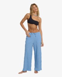 4 Laura - Pantalones el&aacute;sticos para mujer Rojo 24B124512 Billabong