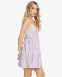 3 See You There - Kleid mit V-Ausschnitt für Frauen Violett 24B131501 Billabong