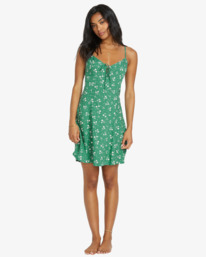 2 Island Love - Vestido Mini para Mujer Verde 24B131502 Billabong