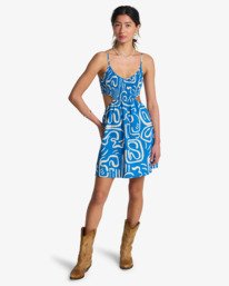 1 True Desire - Robe courte pour Femme Bleu 24B131510 Billabong