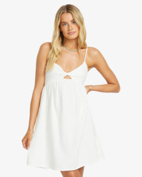 0 In A Twist - Mini Dress for Women White 24B131531 Billabong