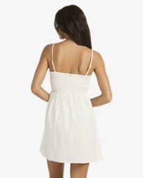 2 True Love Mini - Abito in misto lino da Donna White 24B131610 Billabong