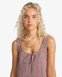 4 Sweet As Ever - Robe midi fluide pour Femme Rouge 24B131620 Billabong