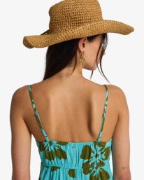 5 Last Sunset Mini - Viskose-Crinkle-Kleid f&uuml;r Frauen Blau 24B132503 Billabong