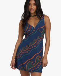 1 Morning Swell - Mini Dress for Women Blue 24B132515 Billabong