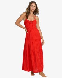 2 Red Aloha - Maxi Dress for Women Red 24B132522 Billabong