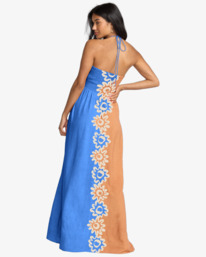 3 Trippin Dippin - Vestido com decote Halter para mulher Marrom 24B133530 Billabong
