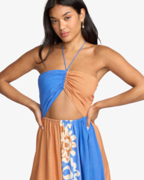 5 Trippin Dippin - Vestido com decote Halter para mulher Marrom 24B133530 Billabong