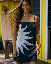 0 Sun Rays - Mini-jurk f&uuml;r Dames Black 24B134508 Billabong