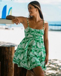 0 Sea Shell Mini - Cotton Dress for Women Green 24B134519 Billabong