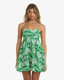 1 Sea Shell Mini - Cotton Dress for Women Green 24B134519 Billabong