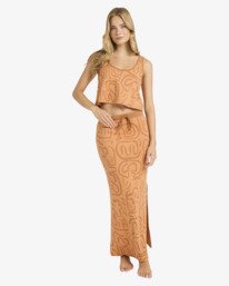 0 Embers Midi - Jupe midi pour Femme Orange 24B141601 Billabong
